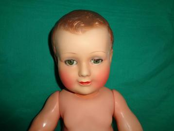 Grote Celluloid pop. 60cm. beschikbaar voor biedingen