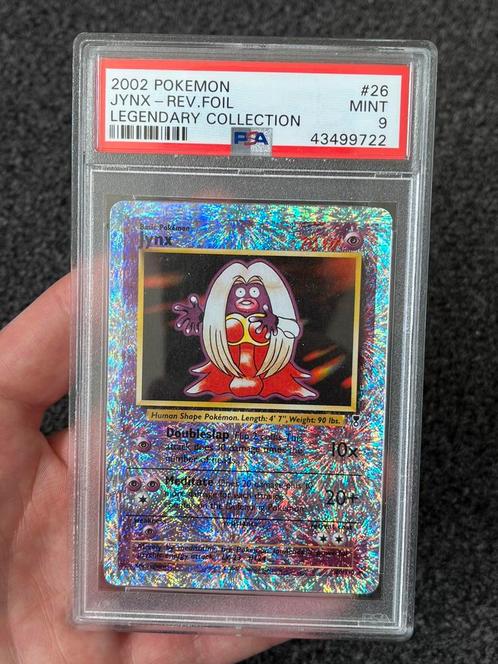 Pokémon PSA 9 Jynx Rev. holo #26 legendary collection, Hobby en Vrije tijd, Verzamelkaartspellen | Pokémon, Zo goed als nieuw