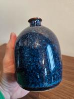 Vintage design keramiek vaas artisan glazuur gesigneerd, Ophalen of Verzenden