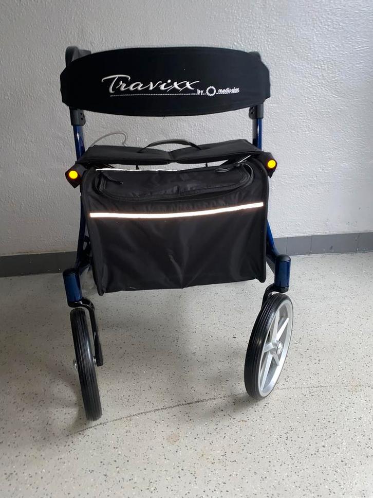 Travixx de luxe rollator, Diversen, Rollators, Zo goed als nieuw, Lichtgewicht, Opvouwbaar, Ophalen of Verzenden