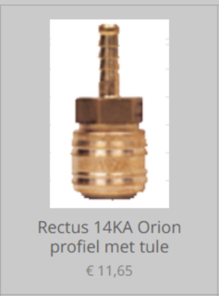 Rectus 14KA Orion profiel met tule, Doe-het-zelf en Verbouw, Gereedschap | Handgereedschap, Nieuw, Ophalen of Verzenden