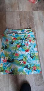 O'NEILL stretch en kreukvrije ROK Hawaii print MAAT L, Ophalen of Verzenden, Zo goed als nieuw, Maat 38/40 (M), Groen