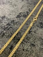 14 karaats gouden ketting, Italie design, 45 cm, 2.4 mm, Sieraden, Tassen en Uiterlijk, Nieuw, Goud, Goud, Ophalen of Verzenden