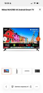 Tv 43 inch nikkei, Overige merken, 50 Hz, Ophalen of Verzenden, Zo goed als nieuw