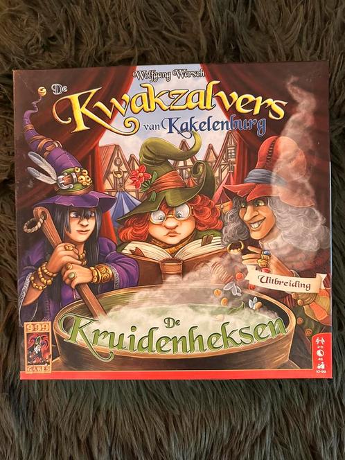 De Kruidenheksen Uitbreiding van Kwakzalvers van Kakelenburg, Hobby en Vrije tijd, Gezelschapsspellen | Kaartspellen, Nieuw, Ophalen of Verzenden