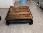 Authentieke Indiase tafel, Huis en Inrichting, Ophalen, 50 tot 100 cm, Zo goed als nieuw, Minder dan 50 cm