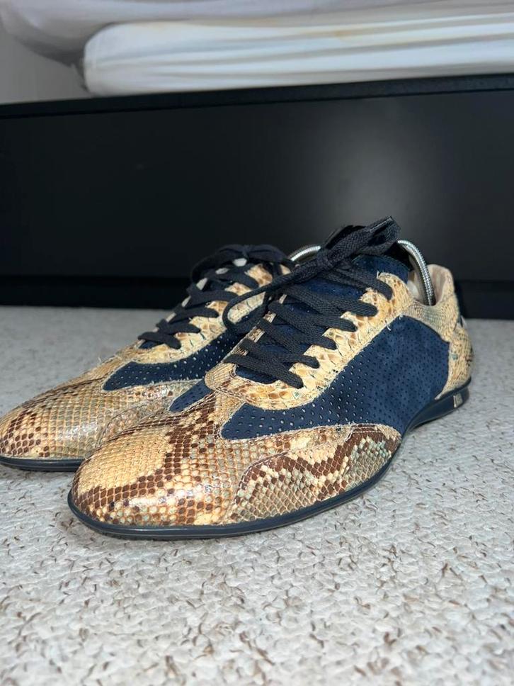 Botticelli Python Sneakers EU 47 – Handmade in Italy, Kleding | Heren, Schoenen, Zo goed als nieuw, Overige typen, Overige kleuren