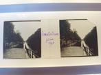 Stereofoto Glasdia uit 1910 Amsterdam (met schade), Verzamelen, Gebruikt, Verzenden, Foto, Voor 1940