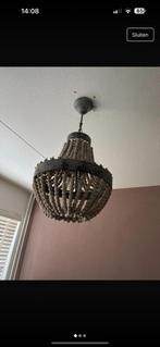 Kralen hang lamp light en living, Huis en Inrichting, Lampen | Kroonluchters, Ophalen, Zo goed als nieuw