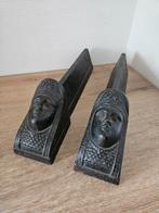 Antieke haardbokken, Huis en Inrichting, Haarden, Ophalen of Verzenden, Vrijstaande haard, Houthaard