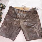 Prachtige lederhose mt 64 - Gedetailleerd en in goede staat, Ophalen of Verzenden, Gedragen, Overige maten, Bruin
