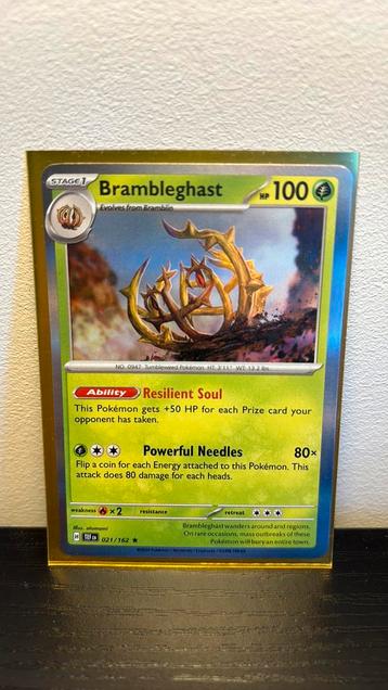 Brambleghast 021/162 Temporal Forces holo pokemon kaart beschikbaar voor biedingen