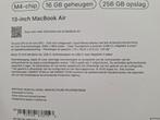 macbook air 13 m4 16 256 zwart geseald np 1200  vast 850 eu, Ophalen, 256 GB, Qwerty, 13 inch