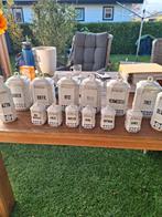 Vintage Kruidenrek met Potjes, Ophalen of Verzenden, Gebruikt