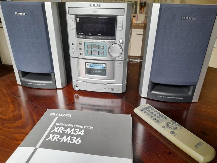 Aiwa Stereo Set met Radio/CD/Cassette, Audio, Tv en Foto, Stereo-sets, Ophalen