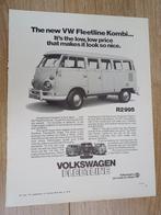 Originele VW Fleetline Kombi advertentie uit 1975, Gelezen, Volkswagen, Ophalen of Verzenden