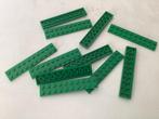 Lego plaat 2x10 groen, Kinderen en Baby's, Speelgoed | Duplo en Lego, Ophalen of Verzenden, Gebruikt, Losse stenen, Lego