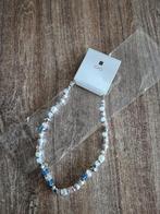 Ketting dames - nieuw met kaartje - meerkleurig, Sieraden, Tassen en Uiterlijk, Kettingen, Ophalen of Verzenden, Nieuw, Zilver