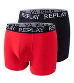Partij rode en zwarte 2-pack Replay heren boxershorts, NHP International, Sales@nhp-international.com, Lange voren 21A, Ophalen of Verzenden