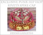Dennis Gadgets: Exclusive Punk Hip Hop Rivets Spike Cap, Nieuw, Pet, One size fits all, Ophalen