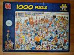 Jan van haasteren puzzel 1000 stukjes - antiekmarkt, Ophalen of Verzenden, 500 t/m 1500 stukjes, Legpuzzel, Zo goed als nieuw