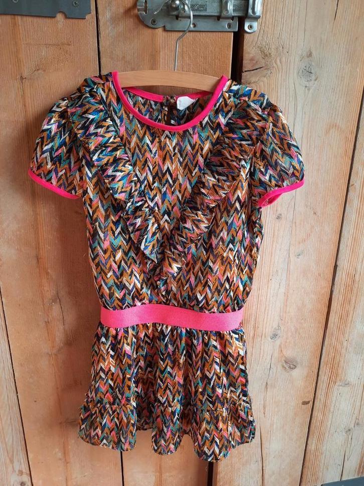 B.Nosy Leuke Kleurrijke Zomerjurk Maat 122, Kinderen en Baby's, Kinderkleding | Maat 122, Gebruikt, Meisje, Jurk of Rok, Ophalen of Verzenden