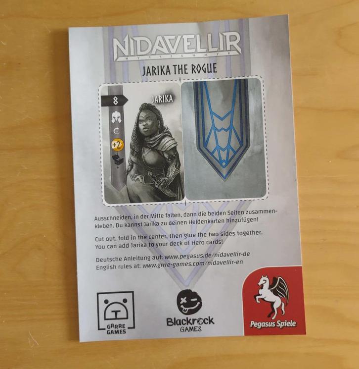 Nidavellir promo Jarika The Rogue, Hobby en Vrije tijd, Gezelschapsspellen | Bordspellen, Zo goed als nieuw, Ophalen of Verzenden