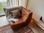 Ligne Roset Togo Hoek Cognac leer, Ophalen, Gebruikt, Eenpersoons, 125 tot 150 cm