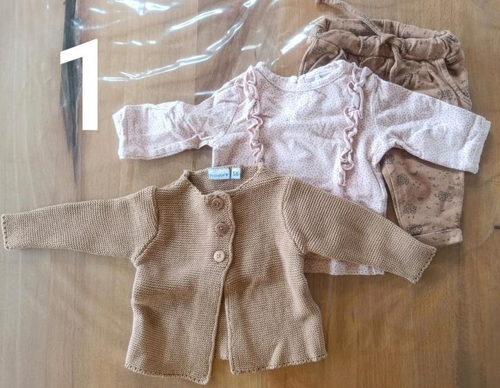 Kleding set meisje maar 56, Kinderen en Baby's, Babykleding | Baby-kledingpakketten, Ophalen