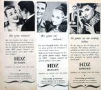 14 vintage advertenties reclames juwelier 54-80 juwelen goud, Ophalen of Verzenden, Gebruikt, Overige typen