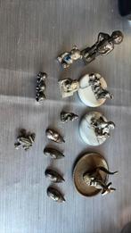 Allerlei kleine beeldjes ijzer, tin en steen, Verzamelen, Beelden en Beeldjes, Ophalen of Verzenden, Zo goed als nieuw, Dier