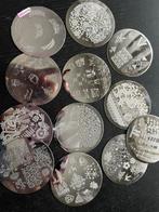 Stempelplaten Nageldesign - Diverse Motieven, Ophalen of Verzenden, Gebruikt, Materiaal