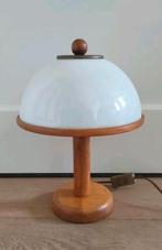 Steinhauer Mushroom Tafellamp vintage lamp paddestoel eiken, Ophalen of Verzenden, Gebruikt, Kunststof, Minder dan 50 cm
