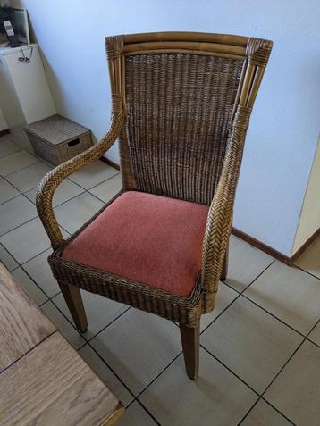 Fauteuils rotan (zes stuks) beschikbaar voor biedingen