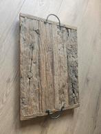 Oude Wagondeel Plank - 50x35cm - Rustiek Dienblad, Ophalen of Verzenden, Gebruikt, Rechthoekig, Hout