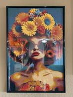 3 fotolijsten kunststof zwart 40x60 cm, normaal glas., Huis en Inrichting, Woonaccessoires | Lijsten, Ophalen, 50 tot 75 cm, Zo goed als nieuw
