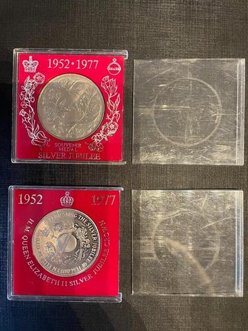 Engelse herdenkmunten1952-1977  beschikbaar voor biedingen