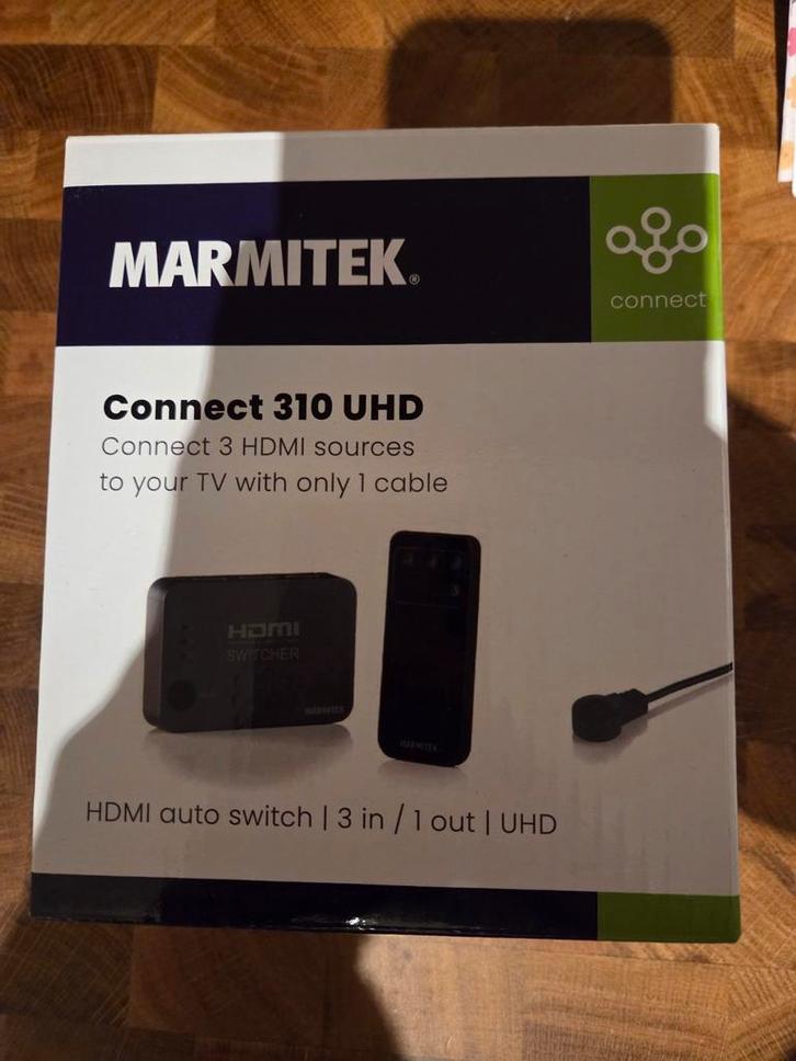 Marmitek Connect 310 UHD HDMI Switch - Nieuw in doos, Audio, Tv en Foto, Audiokabels en Televisiekabels, Nieuw, HDMI-kabel, Minder dan 2 meter