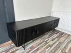 Zwart dressoir , Tv-meubel met ronde hoeken Remi | Eleonora, Ophalen of Verzenden, Nieuw, 25 tot 50 cm, 150 tot 200 cm