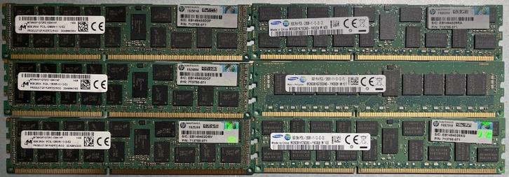 Micron 8GB RAM PC3L-12800R – Servergeheugen (DDR3-1600), Computers en Software, RAM geheugen, Gebruikt, Server, 8 GB, DDR3, Ophalen