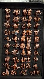 Koperen Sieraden - Uniek Handgemaakt, Overige materialen, Bruin, Met edelsteen, Nieuw