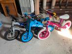 Fietsje met zijwieltjes en 2 loopfietsjes, Ophalen of Verzenden, Zo goed als nieuw, Minder dan 16 inch, Zijwieltjes