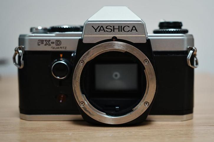 Yashica FX-D analoge camera – Zeer goede staat, Audio, Tv en Foto, Fotocamera's Analoog, Zo goed als nieuw, Spiegelreflex, Overige Merken