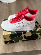 Bapesta rood/wit maat 44, Kleding | Heren, Schoenen, Wit, Nieuw, Ophalen of Verzenden, Sneakers of Gympen