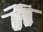 3 rompers lange mouw maat 50/56, Jongetje of Meisje, Ophalen of Verzenden, Zo goed als nieuw, Nacht- of Onderkleding