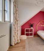 Gordijnen met vogels en bloemen - 240x260 cm, Ophalen, Zo goed als nieuw, Wit, 200 cm of meer