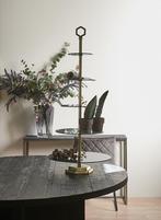 Rivièra Maison Etagere Zwart/Goud, Huis en Inrichting, Woonaccessoires | Etagères, Ophalen of Verzenden, Zo goed als nieuw