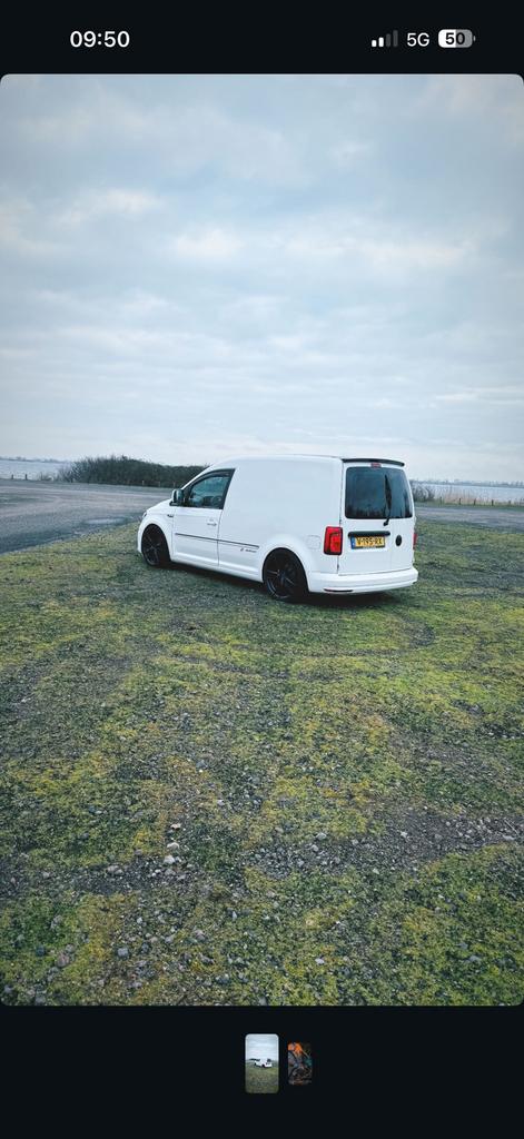 Volkswagen Caddy 2.0 TDI met BMT L1h1 75pk 2018, Auto's, Bestelauto's, 74 pk, 4 cilinders, Volkswagen, Wit