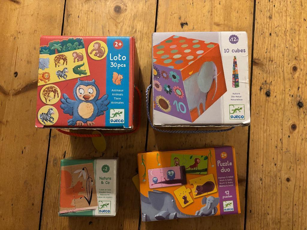 Djeco kinder speelgoed divers, Ophalen of Verzenden, Gebruikt, Bouwen