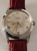 Benrus horloge automatic  met nieuwe onderhoudsbeurt, Overige merken, Staal, Ophalen of Verzenden, Leer